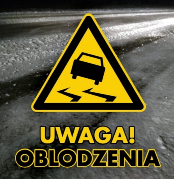 uwaga oblodzenie