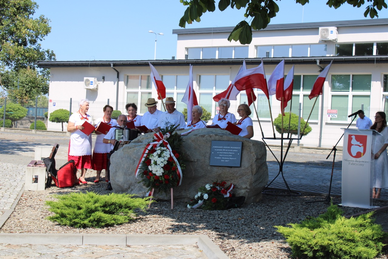 Uroczystość 100-lecia pobytu Marszałka Piłsudskiego w Rejowcu Fabrycznym